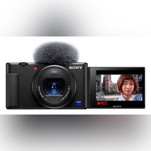 Sony - ZV-1 20.1-Megapixel Digital Camera with Vlogging Acessories - Black